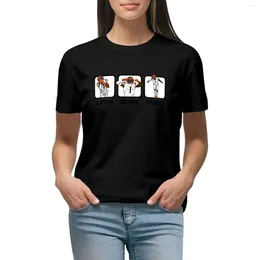 Polos pour femmes.Score.Griddy.Répéter.T-shirt Chemises T-shirts graphiques Hauts mignons T-shirts pour femmes