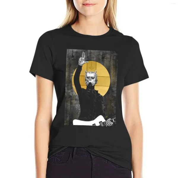 Polos de mujer Dewdrop Fire Ghoul-As Above So Below, camiseta, ropa Hippie, blusas de verano para mujer 2024