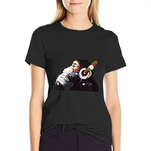 Dames Polos DJ Chimp T-shirt Lady Kleding Esthetische witte T-shirts voor vrouwen