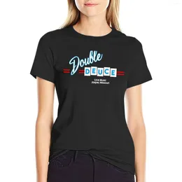 Polos de mujer Double Deuce Road House Camiseta de manga corta Blusas de verano 2024