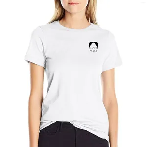 Polos de femmes Dwight Schrute False for Mom Dad Dad Sister T-shirt