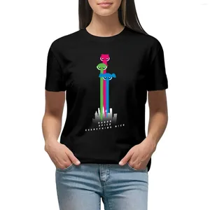 Polos pour femmes tout beau T-shirt mode coréenne Anime vêtements T-shirts pour les femmes