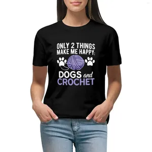 Damespolo's grappig schattig haak t-shirt tops shirts grafische T-stukken dame kleding oversized training voor vrouwen