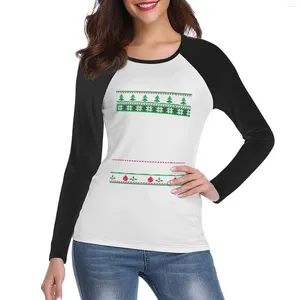 Vrouwen Polo's Grappige Natuurkunde Kerst Trui T-shirt-Merry Xmas In Voor Vrouwen Mannen T-shirt Met Lange Mouwen tees