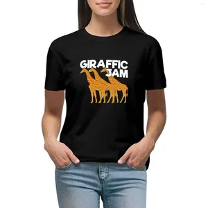 Polos Giraffic Jam Funny Girafe Animal Keeper Gift T-shirt Anime Clothes Tops Robe pour femmes plus taille sexy