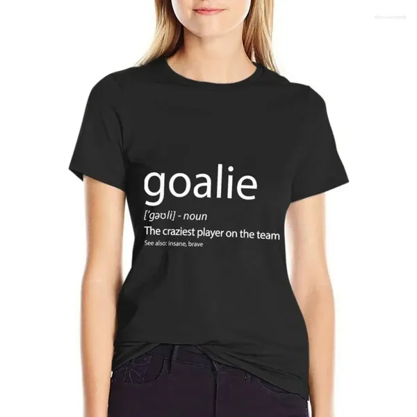 T-shirt de hockey de football du gardien de but de l'équipement des polos pour femmes T-shirt de hockey de foot