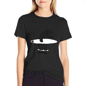 Polos pour femmes T-shirt de surf Hippie Vêtements T-shirts Chemises d'entraînement surdimensionnées esthétiques pour femmes