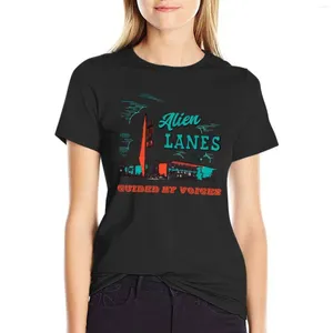 Polos pour femmes guidés par des voix-T-shirt Alien Lanes hauts mignons vêtements féminins t-shirts pour femmes
