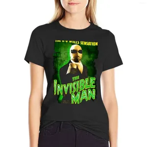 Dames Polos H G Wells The Invisible Man Movie T-Shirt Kawaii Deskled Hippie Womans Clothing