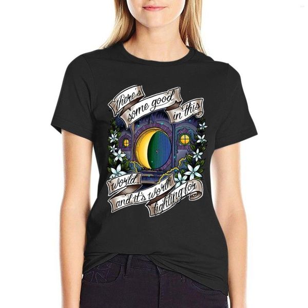 Polos Femme In A Hole The Ground T-Shirt Hippie Vêtements Femme Vêtements