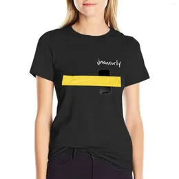Dames Polos Jmancurly Yellow Tap Telefoon Merchandisch Dames Boy Girl Jong Shirt Hoodie Lange mouw T-shirt