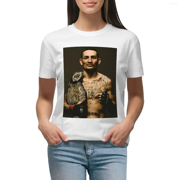 Polos pour femmes Max Holloway T-shirt Vêtements d'été Blouse Tops Chemises serrées pour les femmes