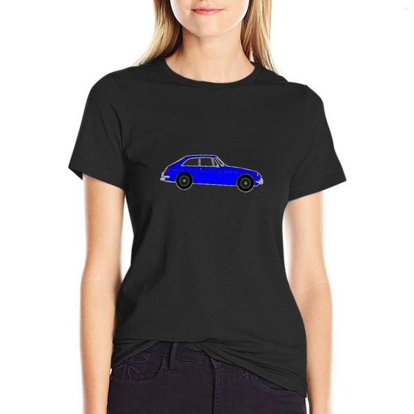 Polos pour femmes MGB GT T-shirt de voiture de sport britannique classique Vêtements Kawaii T-shirts graphiques Vêtements pour femmes