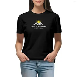 Dames Polos Mountain Collection: Appalachian Trail Design (Light Image for Dark Clothing) T-shirt