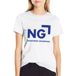 Polos de femmes Northrop Grumman Aerospace Logo présent T-shirt Funding Korean Fashion Aesthetic Asesthes Clothes T-shirts For Women Pack
