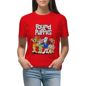 Dames Polos Pound Puppies T-shirt Graphics Animal Print Shirt For Girls Dress Women Sexy