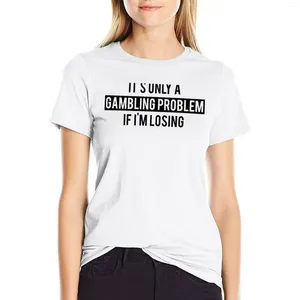 Problème de polos pour femmes T-shirt T-shirt à manches courtes Tee plus taille Tops Hippie Clothes Robe pour femmes