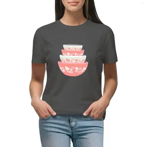 T-shirt pour femmes Polos Pyrex Pink Gooseberry Bowl surdimension