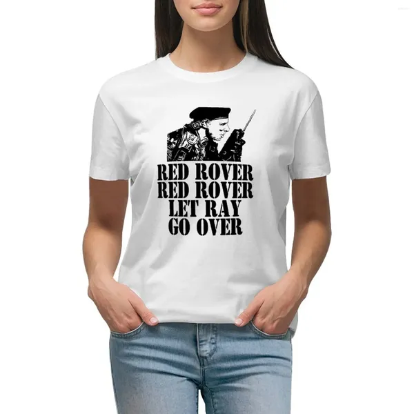 Polos de femmes Red Rover Laissez Ray passer en revue T-shirt Graphics Hippie Clothes Robe pour femmes plus taille