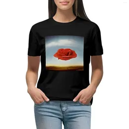 Damespolo's Salvador Dali Digitaal schilderen te koop(2) T-shirt Koreaanse mode Grafische dameskleding