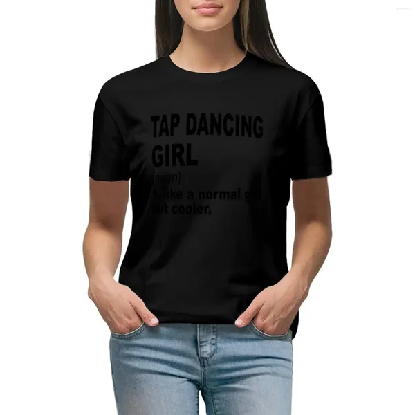 Polos de mujer Tap Dancing Sister Girl como una camiseta normal pero más fresca Ropa de anime Tops para mujer