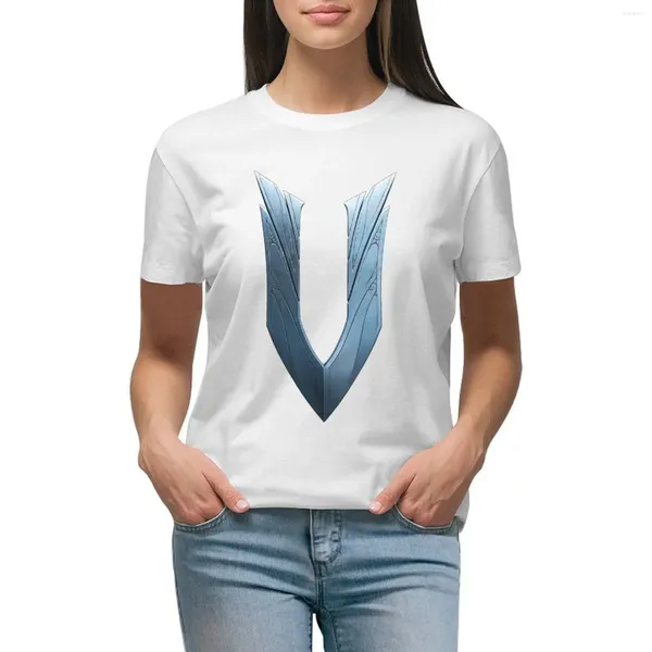 Polos pour femmes Vampire Rising Symbole T-shirt classique Chemises T-shirts graphiques Drôle Haut d'été Vêtements pour femmes