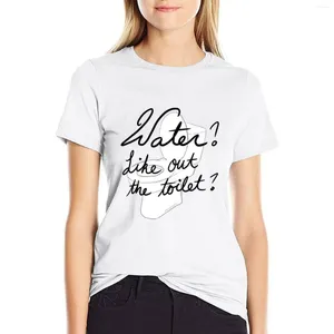 Polo's water voor vrouwen?Zoals uit het toilet?T-shirt vintage kleding hippie zwarte t-shirts voor vrouwen