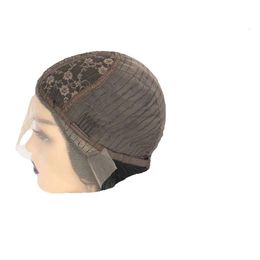 Perruque Lace Front Wig bouffante Yax pour femmes, perruque Yaki noire en Fiber chimique, cheveux longs et lisses, couverture complète de la tête, 230301 GG