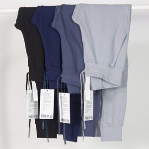 Pantalon de jogging prêt à l'emploi pour femmes LU-088 Pantalon de survêtement d'entraînement léger taille haute Pantalon de survêtement athlétique doux avec poches profondes