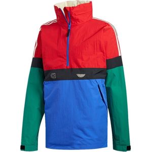 Dames retro patchwork contrasterend sportjack met capuchon, dames winddichte ski-jassen met halve ritssluiting, windjack