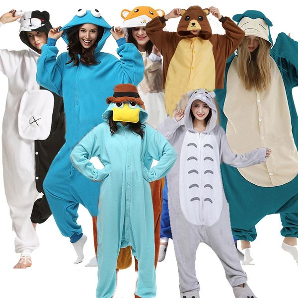 Robe femme hommes pyjama Animal Kigurumi XXL Costume 180-200 CM Onesie pour adultes femmes pyjama complet dessin animé Cosplay Costume 231206