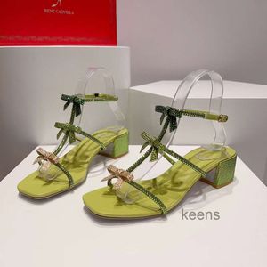 Sandales pour femmes chaussures de créateur pantoufles de mode décontractées décoration en cristal chaussures de robe de banquet à talons bas