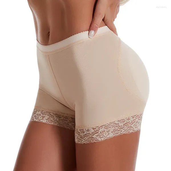 Formadores de mujeres 1 unids Mujeres BuLifter Panty Fake Nalga Body Shaper Ropa interior acolchada Lady Lift Bum Cintura alta Control de barriga Bragas de cadera