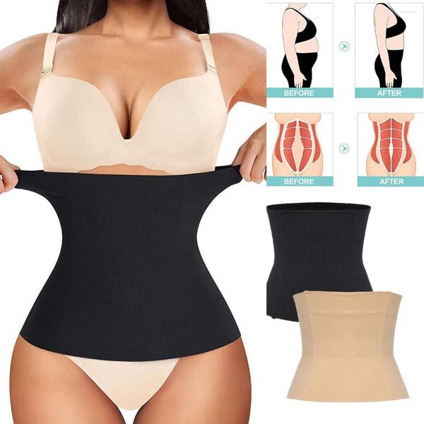 Femmes Shapers 2 en 1 bandes corps Shaper taille formateur ventre Tuck ceinture minceur Shapewear ceinture post-partum ventre récupération