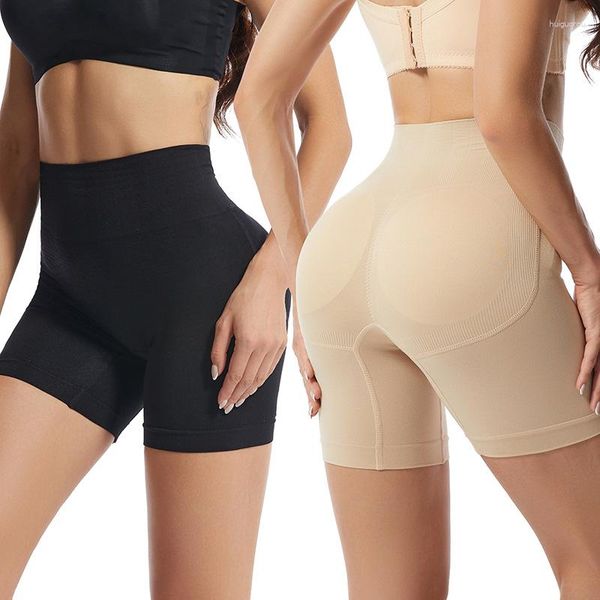 Braguitas moldeadoras 3D para mujer con cintura alta y control de barriga con glúteos y caderas acolchados