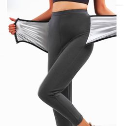 Shapers de mujer Aiithuug Medias con correa extra Body Shaper Corsés Leggings Pantalones para quemar grasa Corsé de fitness 5 veces Sudoración Fajas Capris