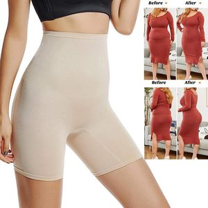 Dames Shapers Anti Chafing Slip Shorts Dames Hoge taille Veiligheid Boyshorts Onzichtbaar onder jurk Naadloos ondergoed Cool Soepele controle