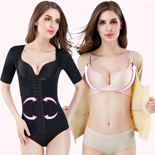 Shapers Femmes Bras Correction Shapewear Body Tops pour femmes Tummy Control Taille Entraîneur Femme Shaper Bra Lift Breast Bustiers Corset