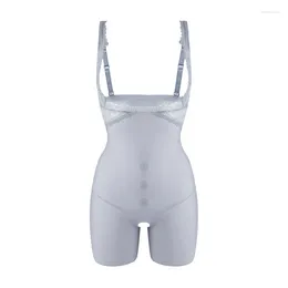 Corsé de bambú moldeador de cuerpo magnético para mujer, ropa moldeadora adelgazante, sujetadores que levantan la cintura, ropa interior, monos de abdomen