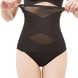 Modelador de barriga feminino Cinto de malha cruzada Cintura para modelar a cintura Modelador de corpo modelador de estômago Abdominoplastia