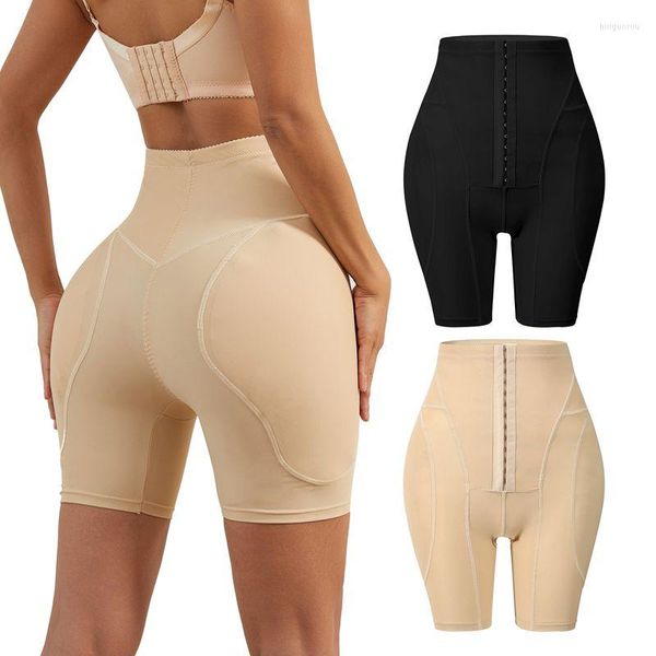 Femmes Shapers Body-Shaping taille haute ventre pantalon amovible éponge Pad pleine hanche levage femmes volley-ball boucle