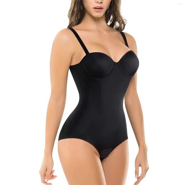 Body moldeador para mujer, ropa moldeadora para mujer, vestido con Control de barriga, Tops sin espalda, moldeador de cuerpo con sujetador incorporado