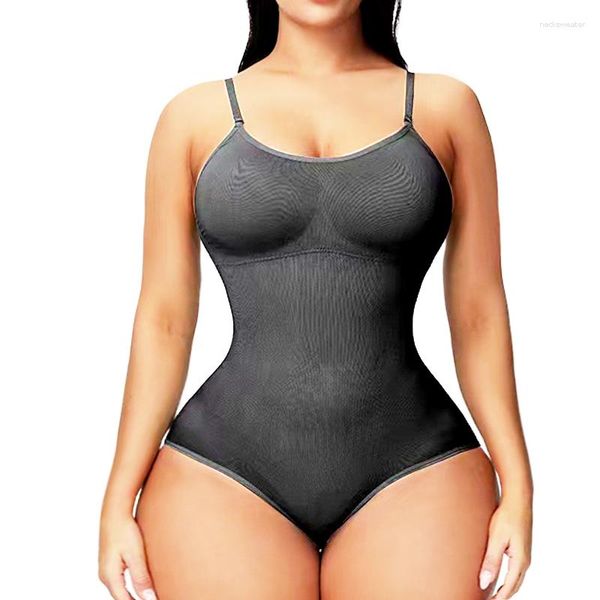 Shapers de mujer Body Shapewear Mujeres Full Body Shaper Slim Tummy Control Bragas Adelgazamiento Pantalón BuLifter Muslo Slimmer Abdomen Cinturón