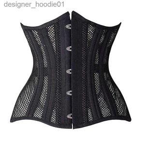 Shapers Femmes Bustiers Corsets Sexy Underbust Corset Femmes Gothique Top Courbe Shaper Respirant Minceur Ceinture Taille Formateur Blanc Noir L230914