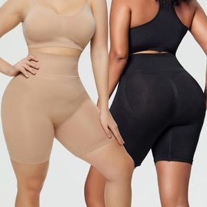Shapers pour femmes Pantalon de contrôle du ventre de levage de fesses Ceinture de sécurité Forte retenue Taille haute Grande taille Résilience Body Shaping Slim