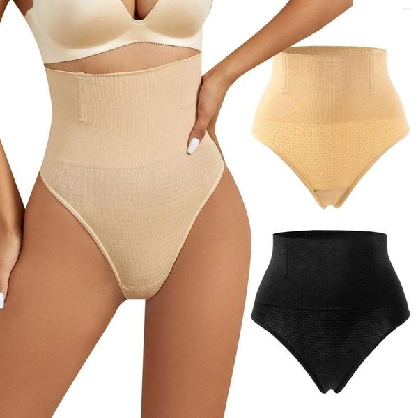 Bragas moldeadoras de cuerpo para mujer, ropa interior moldeadora sin costuras, bragas moldeadoras de cuerpo de cintura alta, Bikini