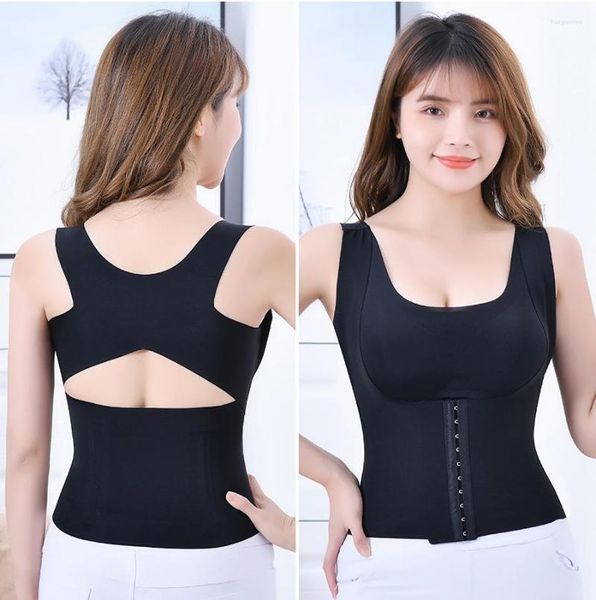 Corsé moldeador para mujer, sujetadores deportivos, ropa interior, Tops moldeadores de cuerpo con sujetador, entrenador de cintura para mujer, fajas reductoras, adelgazamiento de barriga