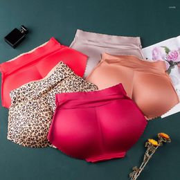 Femmes Shapers Enhancer Lifter Éponge Mid Sous-vêtements Taille BuBuOne-Pièce Fesses Bubble Pad Sexy Culotte Faux Shaper Femmes Butt