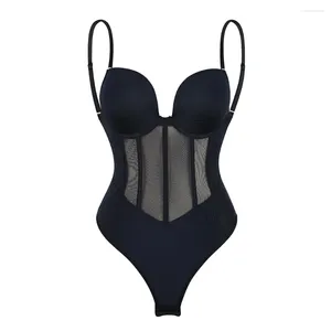 Femmes Shapers Body érotique Lingerie One Piece Voir à travers la dentelle Femmes nues Body Femme Sexy Sous-vêtements Porn Crotchless Fantaisie Outfit