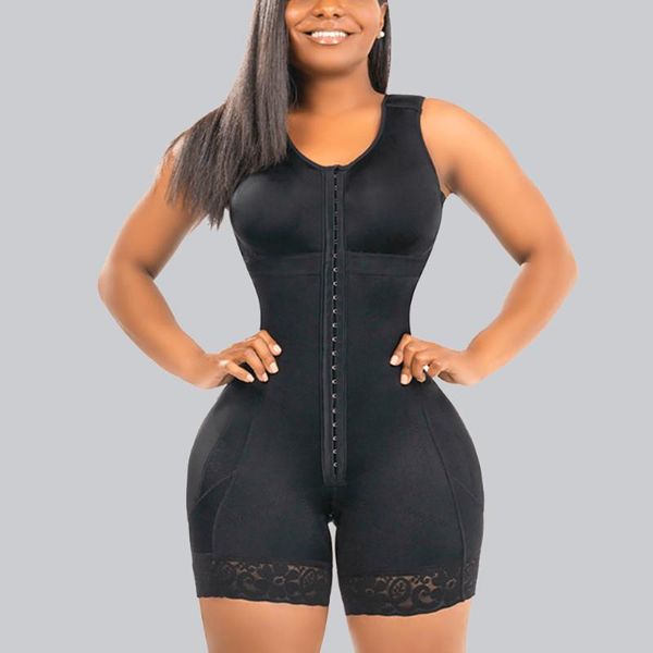 Shapers pour femmes Faja Colombianas Originales Minceur Body Shaper Post Push Up Compression Double Full Body Stage 2 avec soutien-gorge